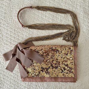 Rare NWT J.Crew Collection Sequin Galaxy Bag Purse